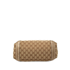 グッチ GGキャンバス ベラ ハンドバッグ ショルダーバッグ 2WAY 282301 ベージュ ゴールド キャンバス レザー レディース GUCCI 【中古】