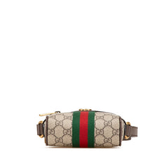グッチ GGスプリーム オフィディア ショルダーバッグ 598127 ベージュ ブラウン PVC レザー レディース GUCCI 【中古】