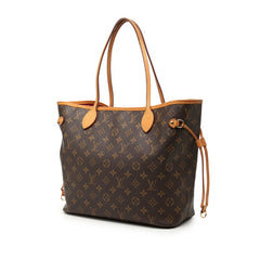 ルイ ヴィトン モノグラム ネヴァーフルMM トートバッグ ショルダーバッグ M41178 ブラウン PVC レザー レディース LOUIS VUITTON 【中古】