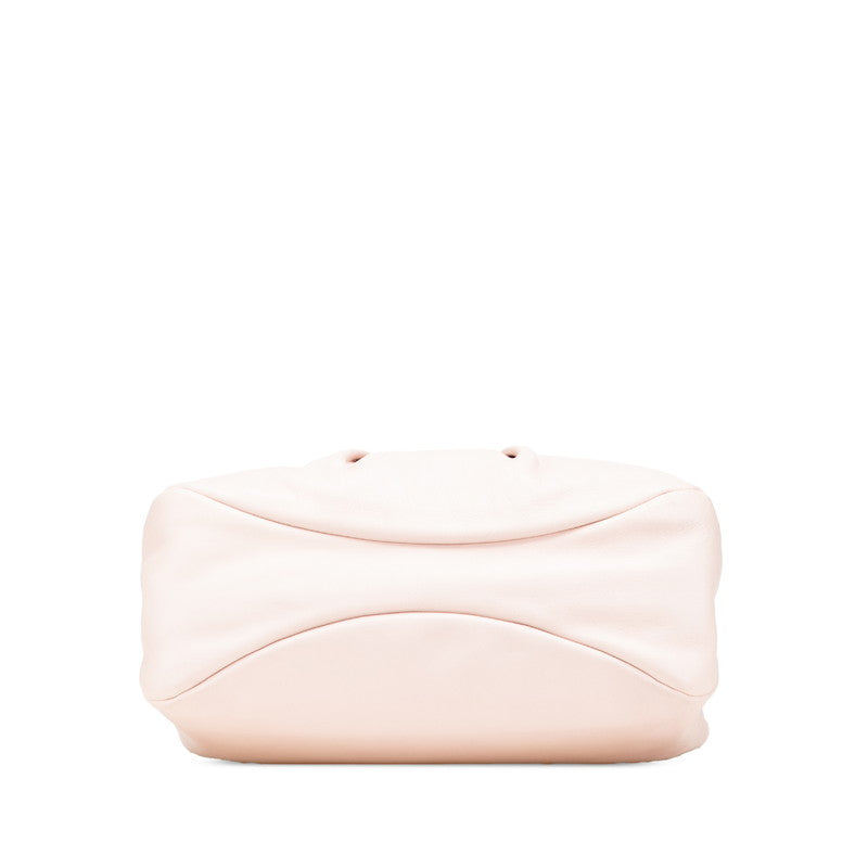 サルヴァトーレフェラガモ ヴァラリボン トートバッグ ハンドバッグ ピンク レザー レディース Salvatore Ferragamo 【中古】