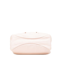 サルヴァトーレフェラガモ ヴァラリボン トートバッグ ハンドバッグ ピンク レザー レディース Salvatore Ferragamo 【中古】
