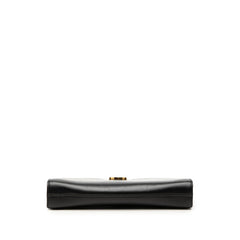 サルヴァトーレフェラガモ ガンチーニ チェーン ショルダーバッグ 210587 ブラック ゴールド レザー レディース Salvatore Ferragamo 中古