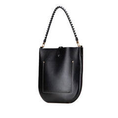 バーバリー TBロゴ ワンショルダーバッグ ブラック レザー レディース BURBERRY 【中古】