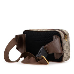 グッチ GGスプリーム オフィディア ベルトバッグ ボディバッグ 574796 ベージュ ブラウン PVC レザー レディース GUCCI 【中古】