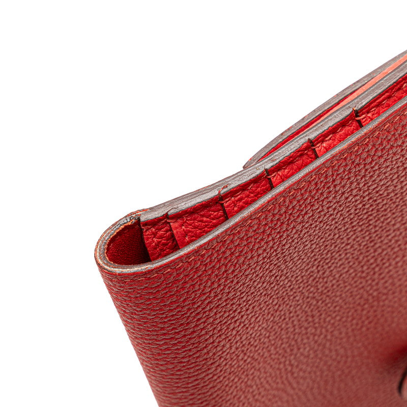 エルメス ドゴンロング 長財布 ローズキャンディ ピンク系 トゴ レディース HERMES 【中古】