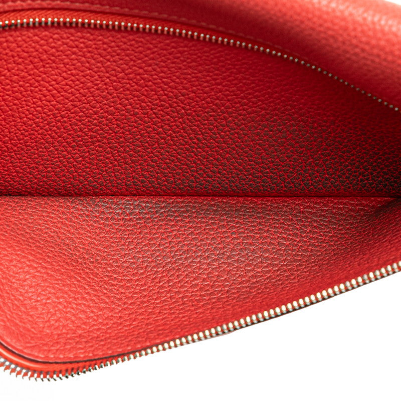 エルメス ドゴンロング 長財布 ローズキャンディ ピンク系 トゴ レディース HERMES 【中古】