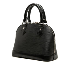 ルイ ヴィトン エピ アルマBB ハンドバッグ ショルダーバッグ 2WAY M59217 ノワール ブラック レザー レディース LOUIS VUITTON 中古