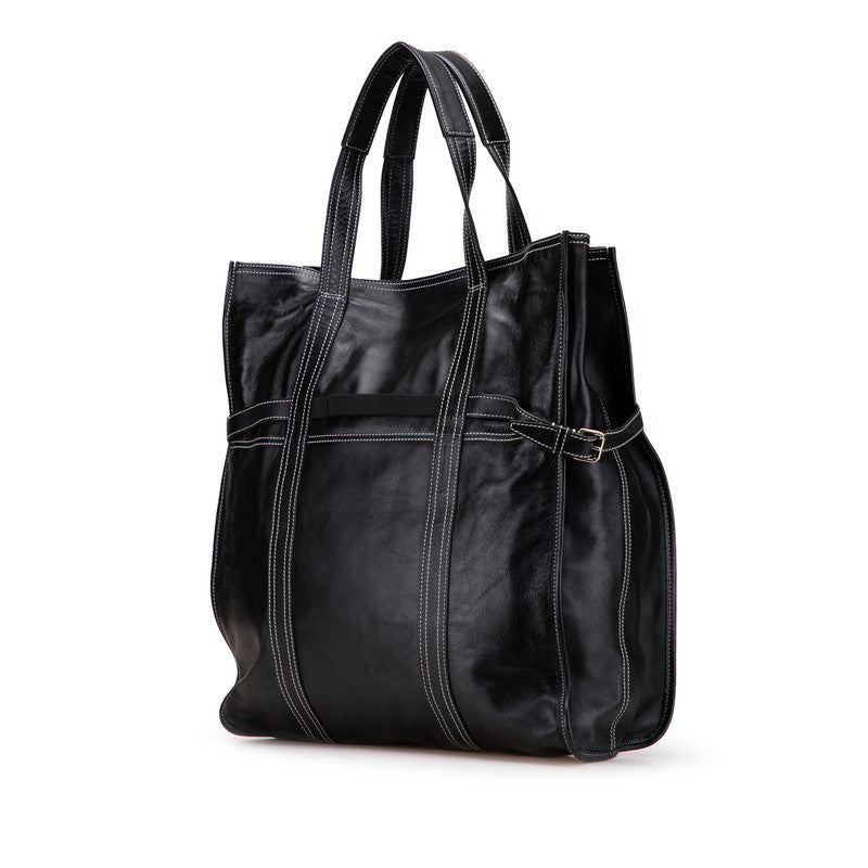 ヴァレンティノ トートバッグ ブラック レザー メンズ VALENTINO 【中古】