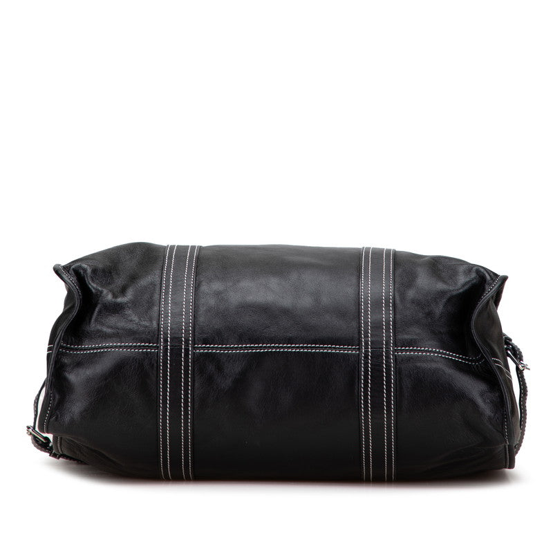 ヴァレンティノ トートバッグ ブラック レザー メンズ VALENTINO 【中古】