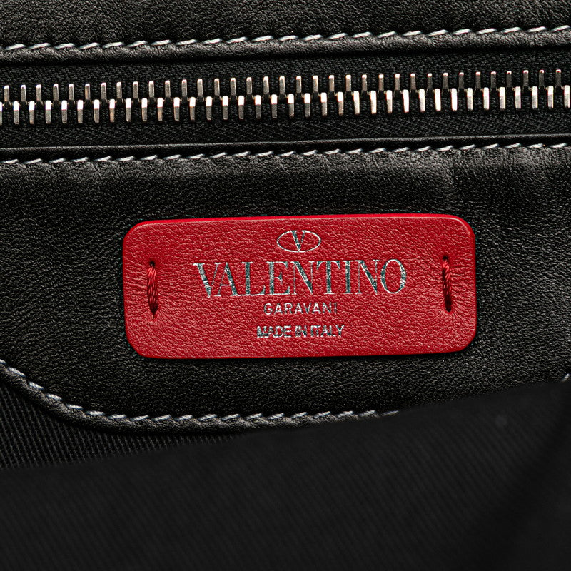 ヴァレンティノ トートバッグ ブラック レザー メンズ VALENTINO 【中古】