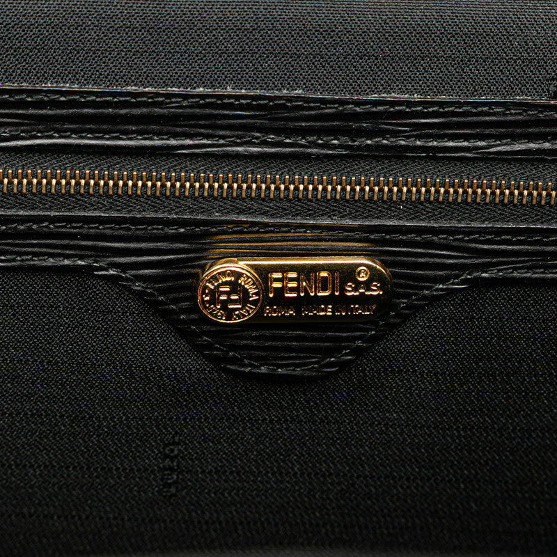 フェンディ ハンドバッグ ショルダーバッグ 2WAY ブラック レザー レディース FENDI 【中古】
