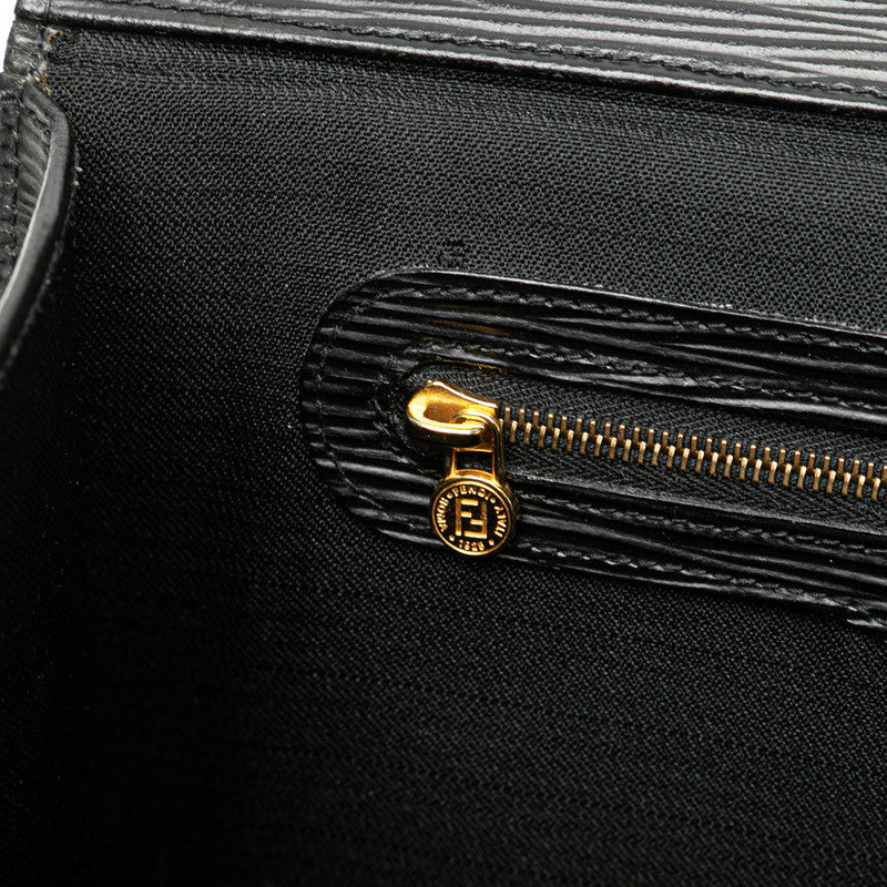 フェンディ ハンドバッグ ショルダーバッグ 2WAY ブラック レザー レディース FENDI 【中古】