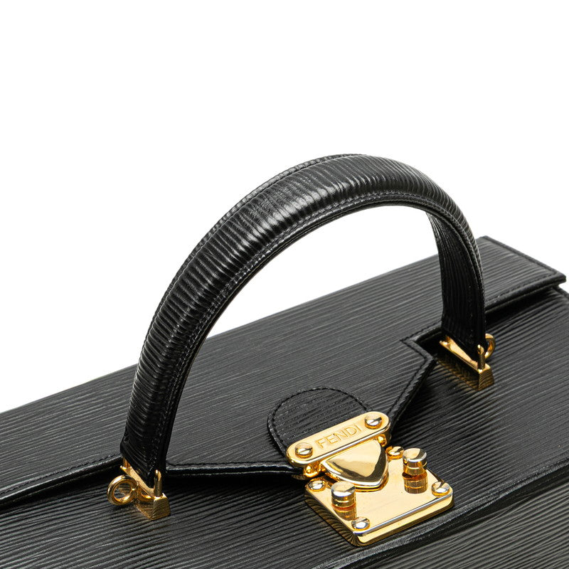 フェンディ ハンドバッグ ショルダーバッグ 2WAY ブラック レザー レディース FENDI 【中古】