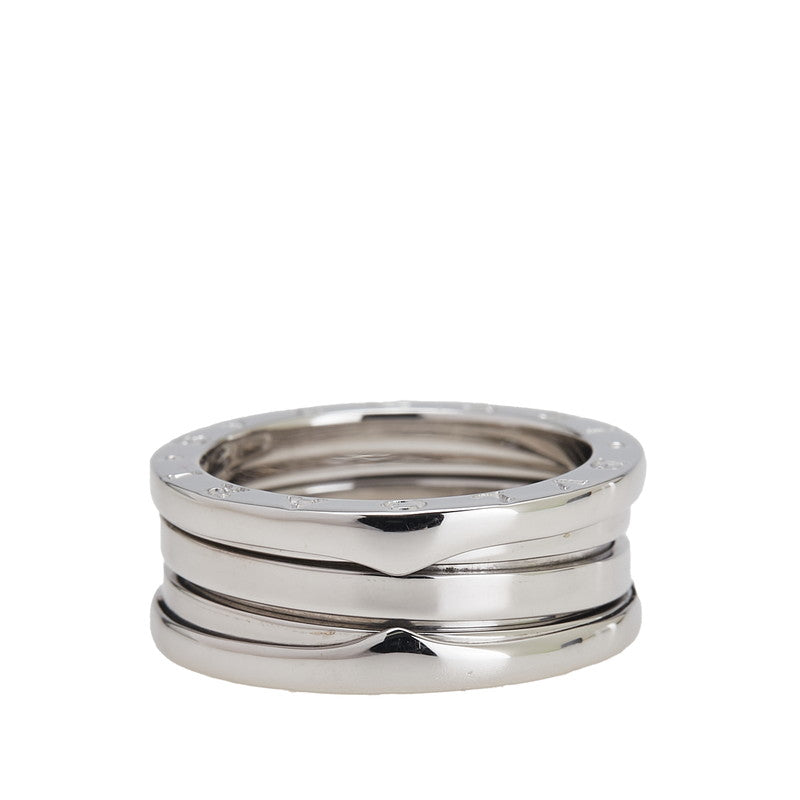 ブルガリ ビーゼロワン 2バンド リング 指輪 #52 K18WG ホワイトゴールド レディース BVLGARI 【中古】