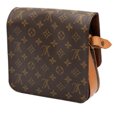 ルイ ヴィトン モノグラム カルトシェール MM 斜め掛け ショルダーバッグ M51253 ブラウン PVC レザー レディース LOUIS VUITTON 【中古】