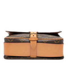 ルイ ヴィトン モノグラム カルトシェール MM 斜め掛け ショルダーバッグ M51253 ブラウン PVC レザー レディース LOUIS VUITTON 【中古】