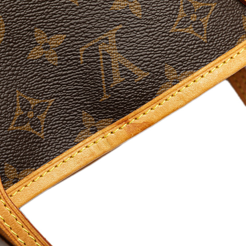 ルイ ヴィトン モノグラム ネヴァーフルPM ハンドバッグ トートバッグ M41245 ブラウン PVC レザー レディース LOUIS VUITTON 【中古】