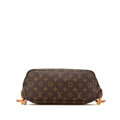 ルイ ヴィトン モノグラム ネヴァーフルPM ハンドバッグ トートバッグ M41245 ブラウン PVC レザー レディース LOUIS VUITTON 【中古】