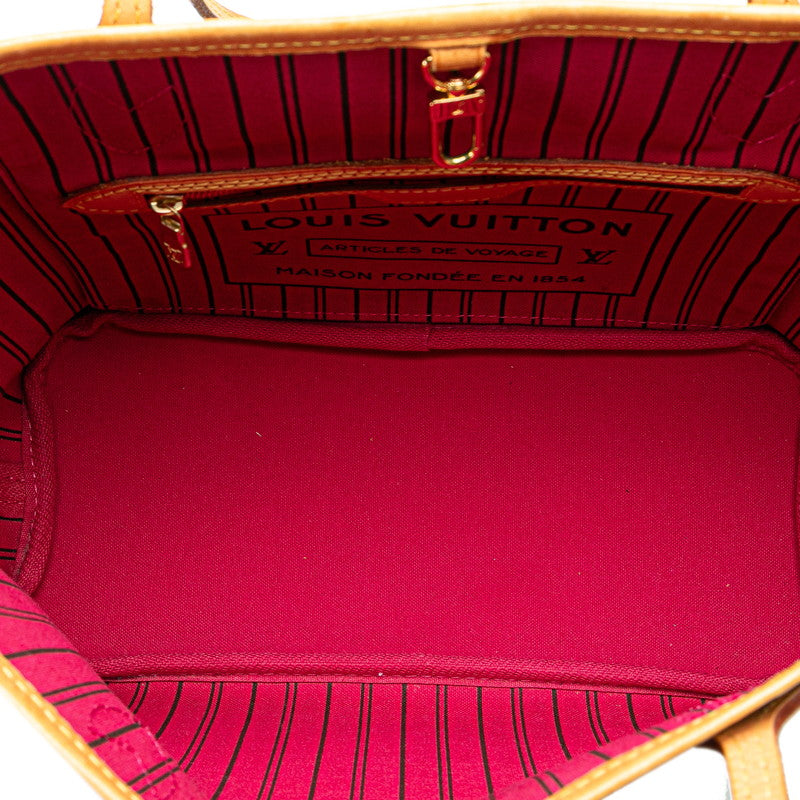 ルイ ヴィトン モノグラム ネヴァーフルPM ハンドバッグ トートバッグ M41245 ブラウン PVC レザー レディース LOUIS VUITTON 【中古】