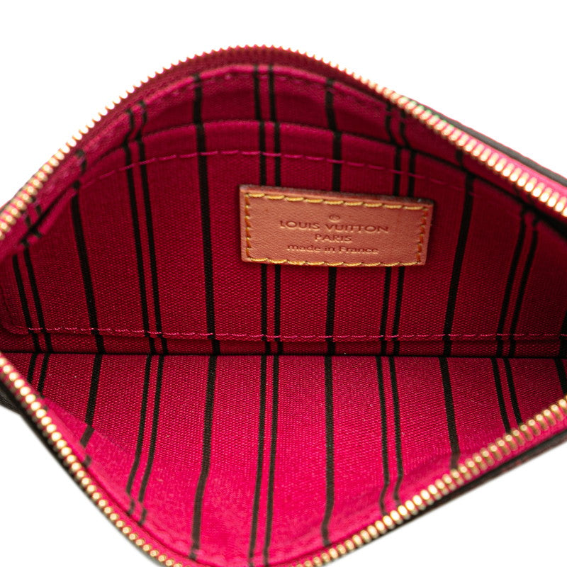 ルイ ヴィトン モノグラム ネヴァーフルPM ハンドバッグ トートバッグ M41245 ブラウン PVC レザー レディース LOUIS VUITTON 【中古】