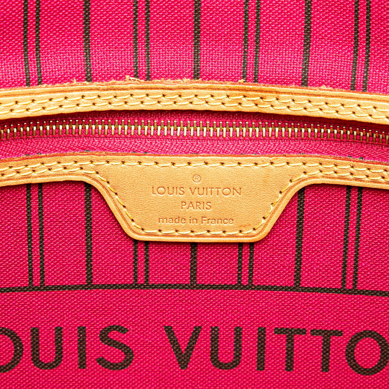 ルイ ヴィトン モノグラム ネヴァーフルPM ハンドバッグ トートバッグ M41245 ブラウン PVC レザー レディース LOUIS VUITTON 【中古】