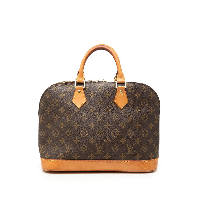 ルイ ヴィトン モノグラム アルマ ハンドバッグ M51130 ブラウン PVC レザー レディース LOUIS VUITTON 【中古】