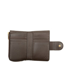 グッチ オフィディア GGスプリーム 二つ折り財布 725662 ベージュ マルチカラー PVC レザー レディース GUCCI 【中古】