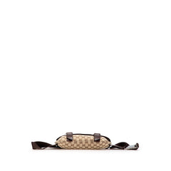 グッチ GGキャンバス ボディバッグ ウエストバッグ 145851 ベージュ ブラウン キャンバス レザー レディース GUCCI 【中古】
