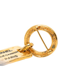 シャネル 31 RUE CAMBON プレート ブローチ ゴールド メッキ レディース CHANEL 【中古】