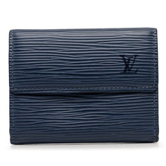 ルイ ヴィトン エピ ラドロー コインケース カードケース M6330G ミルティーユ ブルー レザー レディース LOUIS VUITTON 【中古】