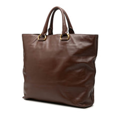 プラダ トートバッグ ショルダーバッグ 2WAY BN1713 ブラウン カーフ レディース PRADA 【中古】