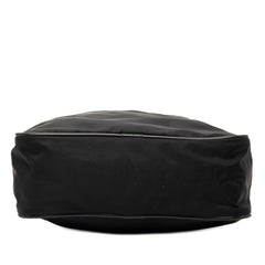プラダ 三角ロゴプレート 斜め掛け ショルダーバッグ V160 ブラック ナイロン レディース PRADA 【中古】