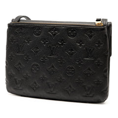 ルイ ヴィトン モノグラム アンプラント トワイス ショルダーバッグ M50258 ブラック レザー レディース LOUIS VUITTON 【中古】