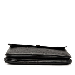 ルイ ヴィトン モノグラム アンプラント トワイス ショルダーバッグ M50258 ブラック レザー レディース LOUIS VUITTON 【中古】