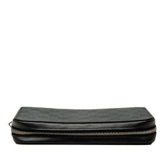 ルイ ヴィトン ダミエ コバルト ジッピー XL 長財布 N41590 ブラック ネイビー PVC レザー メンズ LOUIS VUITTON 中古