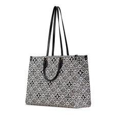 ルイ ヴィトン モノグラム オンザゴーGM ハンドバッグ トートバッグ M57207 ブラック ホワイト ブルー キャンバス レザー レディース LOUIS VUITTON 【中古】