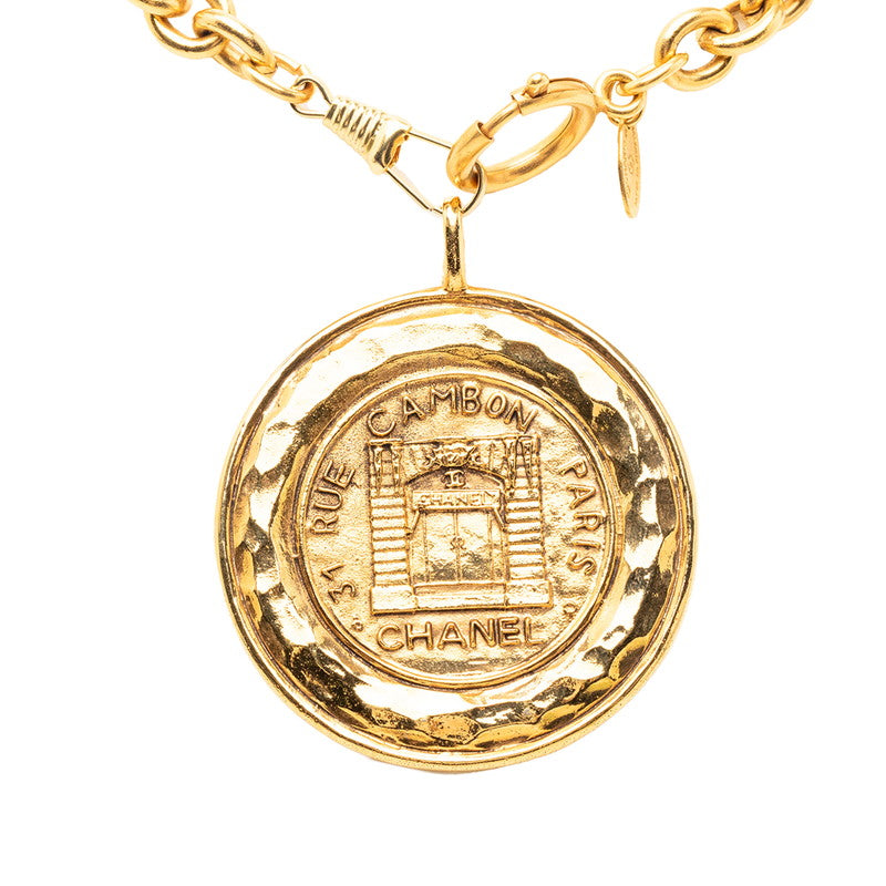 シャネル 31 RUE CAMBON PARIS ネックレス ゴールド メッキ レディース CHANEL 【中古】