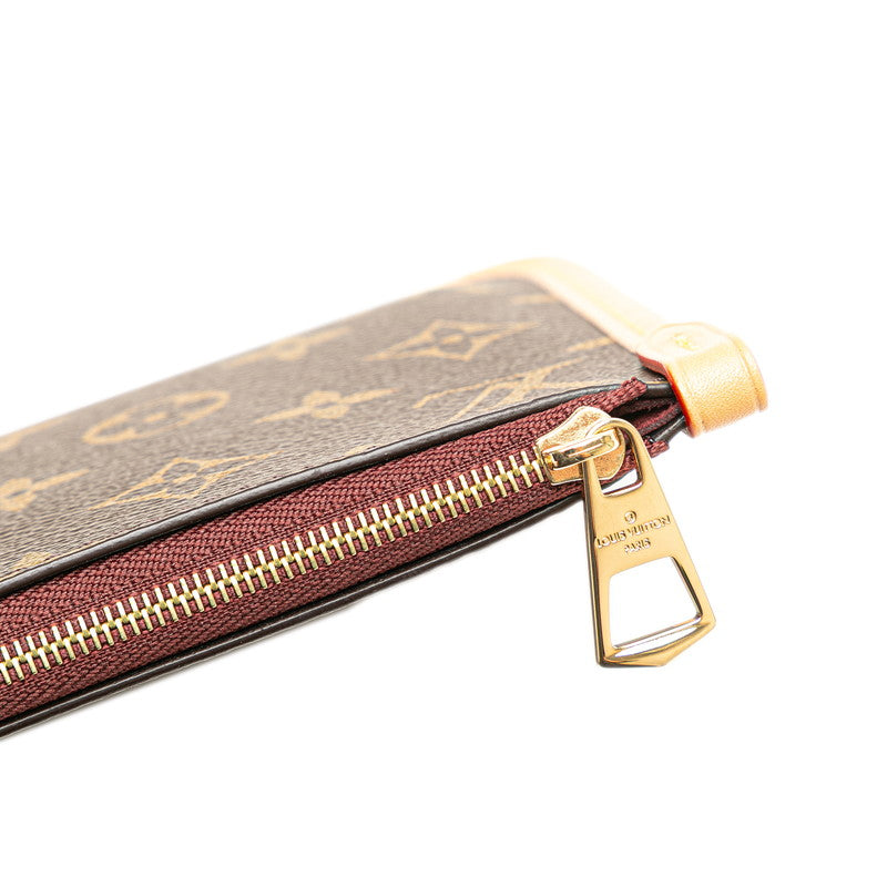 ルイ ヴィトン モノグラム キャリーオールNMPM 付属品ポーチ ポーチ M46203 ブラウン PVC レザー レディース LOUIS VUITTON 【中古】