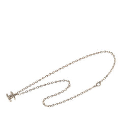 シャネル ココマーク ネックレス シルバー メタル レディース CHANEL 【中古】