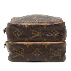 ルイ ヴィトン モノグラム ミニアマゾン 斜め掛け ショルダーバッグ M45238 ブラウン PVC レザー レディース LOUIS VUITTON 【中古】