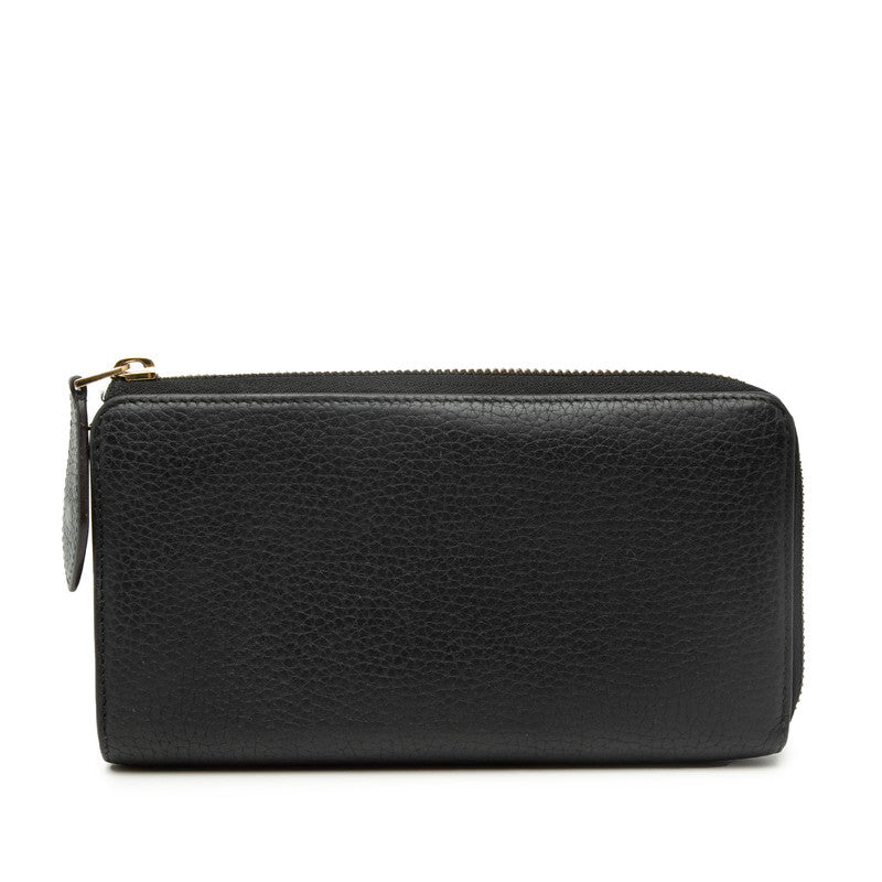 ルイ ヴィトン ポルトフォイユ コメット 長財布 M63102 ブラック レザー レディース LOUIS VUITTON 【中古】