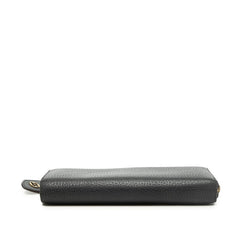ルイ ヴィトン ポルトフォイユ コメット 長財布 M63102 ブラック レザー レディース LOUIS VUITTON 【中古】
