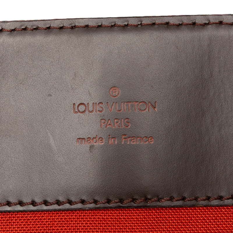 ルイ ヴィトン ダミエ ブロードウェイ ハンドバッグ ショルダーバッグ N42270 ブラウン PVC レザー メンズ LOUIS VUITTON 【中古】