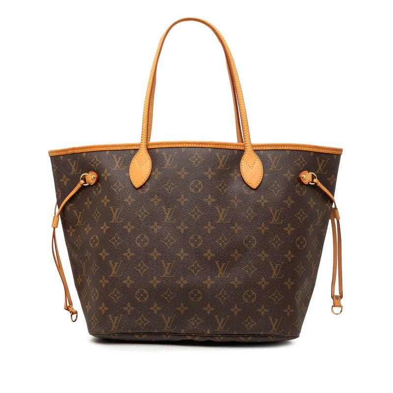 ルイ ヴィトン モノグラム ネヴァーフルMM トートバッグ ショルダーバッグ M40156 ブラウン PVC レザー レディース LOUIS VUITTON 【中古】