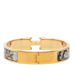 エルメス クリックH PM ブレスレット ゴールド マルチカラー メッキ レディース HERMES 【中古】