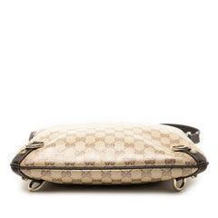 グッチ GGクリスタル アビー 斜め掛け ショルダーバッグ 268642 ベージュ ブラウン PVC レザー レディース GUCCI 【中古】