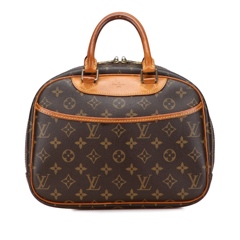 ルイ ヴィトン モノグラム トゥルーヴィル ハンドバッグ M42228 ブラウン PVC レザー レディース LOUIS VUITTON 【中古】