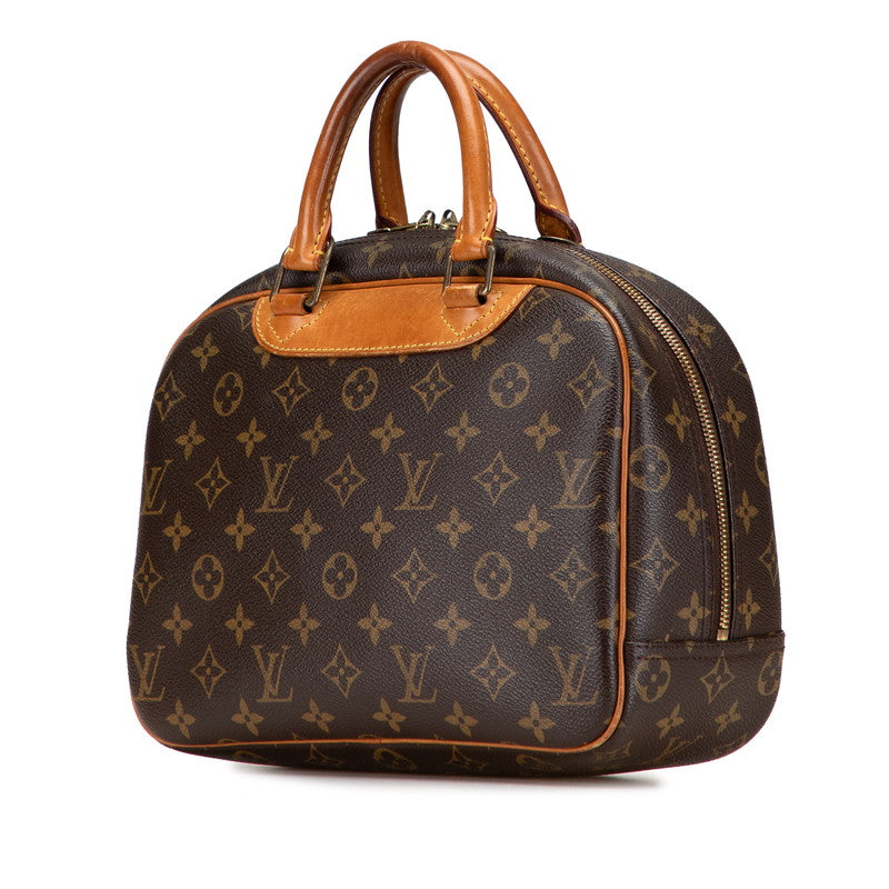 ルイ ヴィトン モノグラム トゥルーヴィル ハンドバッグ M42228 ブラウン PVC レザー レディース LOUIS VUITTON 【中古】