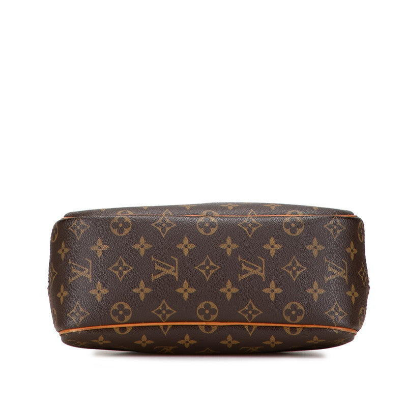 ルイ ヴィトン モノグラム トゥルーヴィル ハンドバッグ M42228 ブラウン PVC レザー レディース LOUIS VUITTON 【中古】