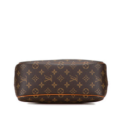 ルイ ヴィトン モノグラム トゥルーヴィル ハンドバッグ M42228 ブラウン PVC レザー レディース LOUIS VUITTON 【中古】
